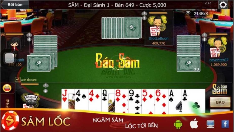 Game chơi bài sâm